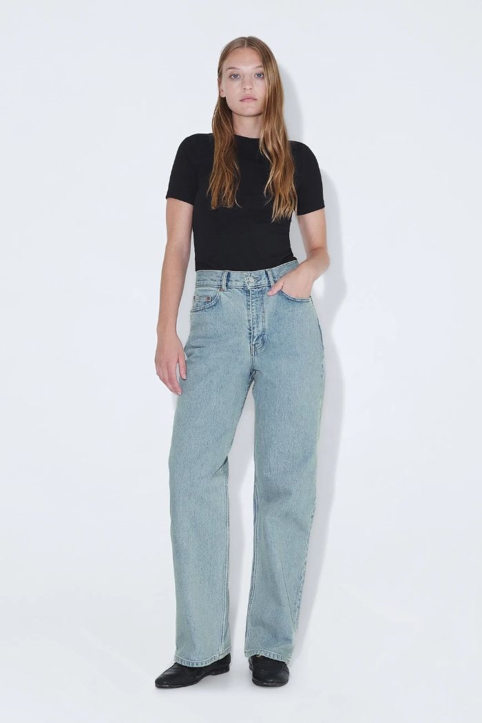 Dr. Denim, Echo High Straight, Bay Sky Retro Dirt